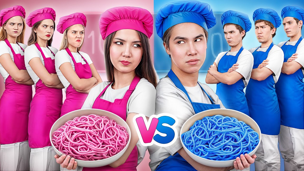 Кулинарный Челлендж: Мальчики VS Девочки | Забавные Кухонные Лайфхаки от Multi DO Challenge