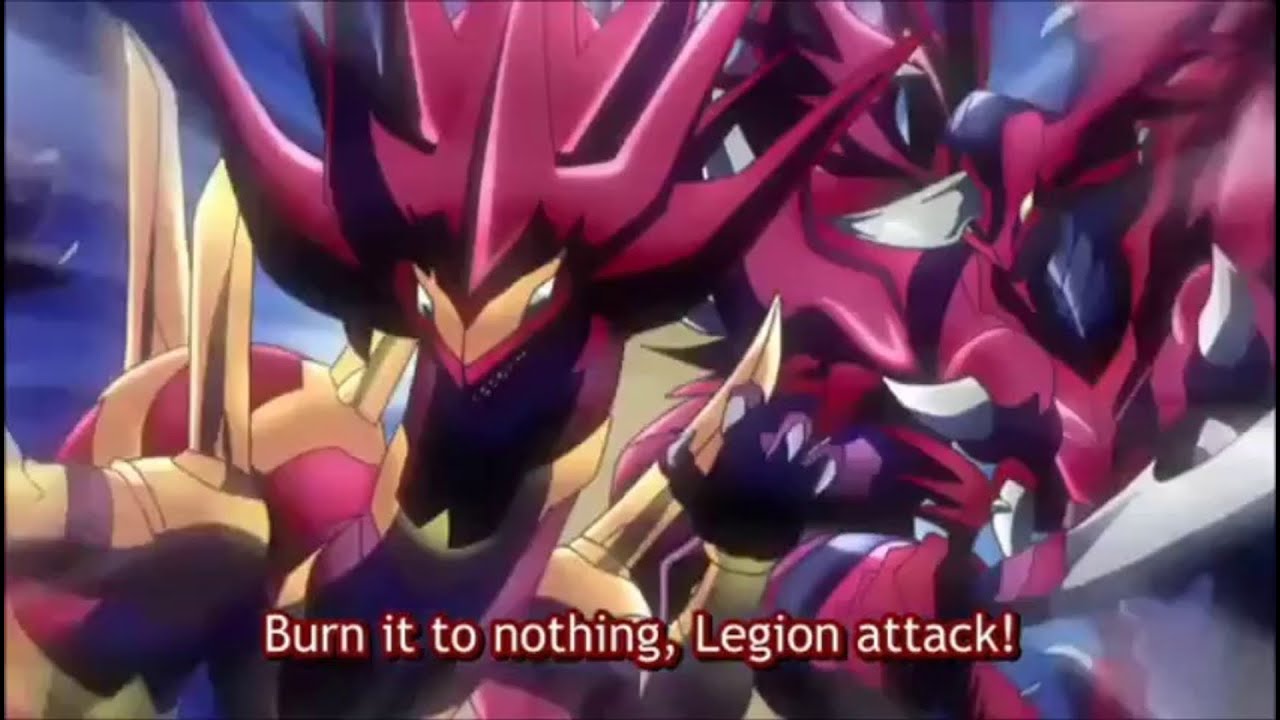 Dragonic Overlord The Great ride and stand animation, Legion chant | Cardfight Vanguard Zero