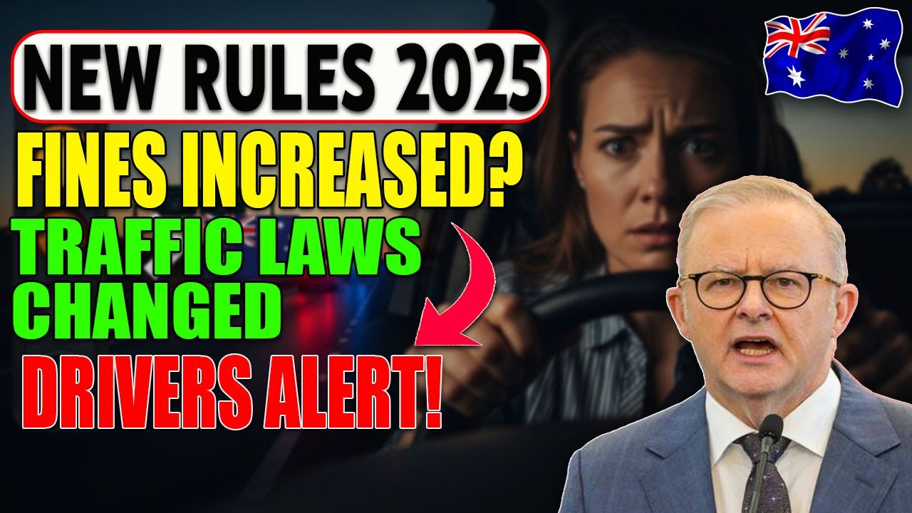 🚨 Australia Road Law Changes 2025 | New Penalties & Fines | Drivers Must Watch