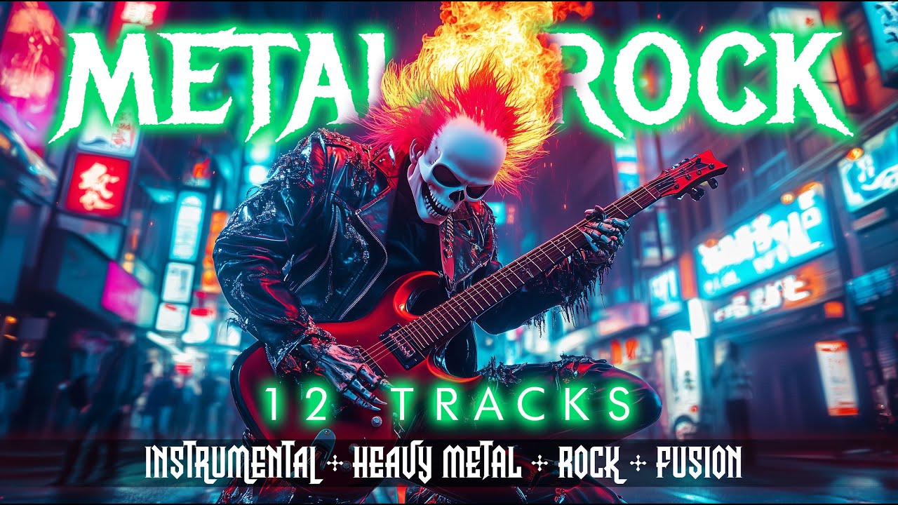 STEEL CURSE ⚔️ | Heavy Metal & Rock Fusion Inferno | Cinematic Skull DJ Set in 4K #heavymetal