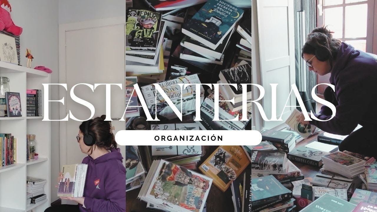 ORGANIZO MIS ESTANTERIAS 📚✨ Como puedo vaya... 😵‍💫