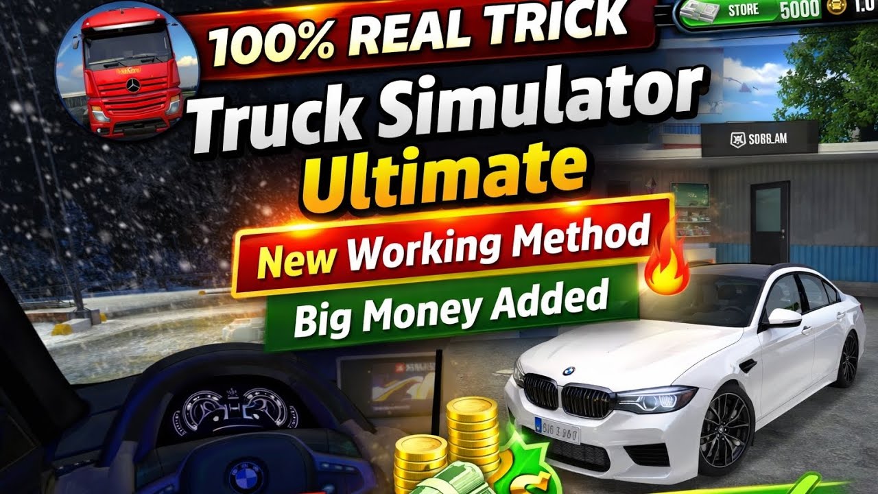 Truck Simulator Ultimate 😲 100% working download Method Unlimited MoneyTrick #trucksimulatorultimate