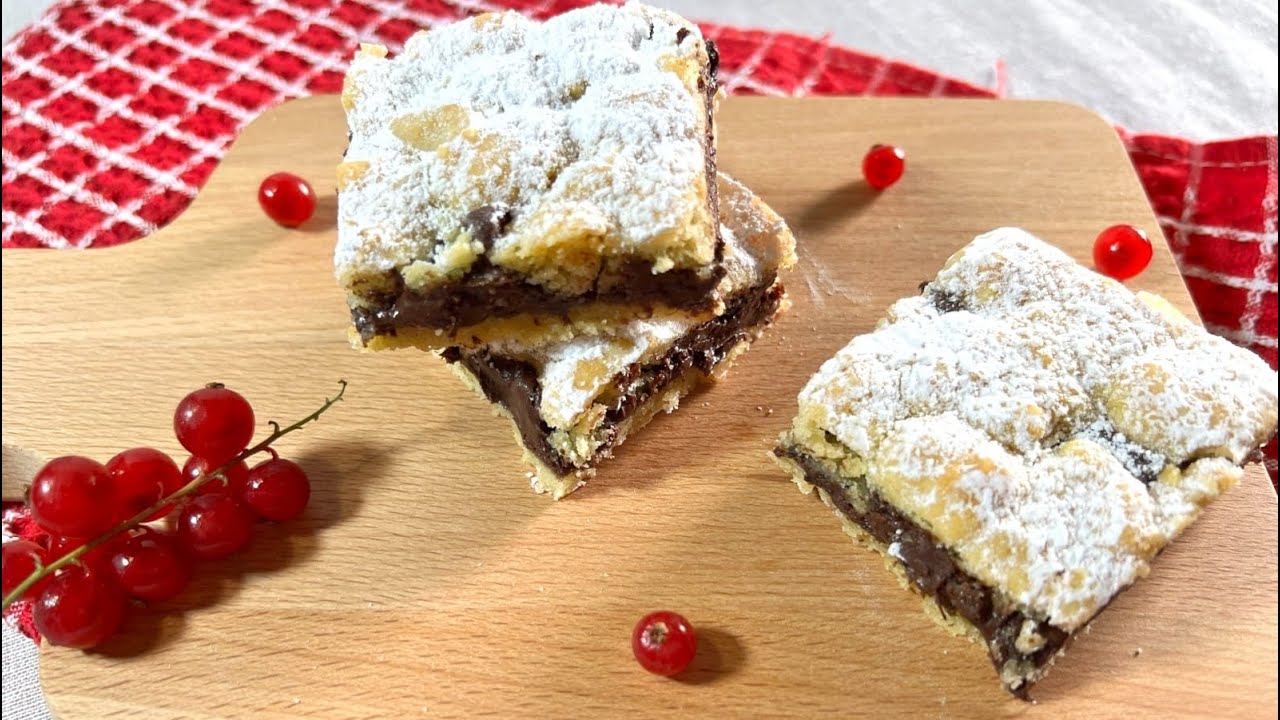Quadrotti alla Nutella irresistibili