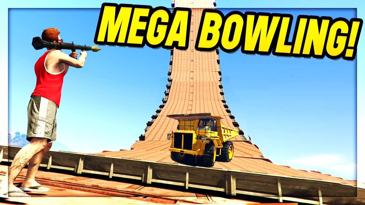 STUPIDLY BRUTAL GTA 5 MEGA BOWLING - GTA 5 Funny Moments - GTA 5 Versus