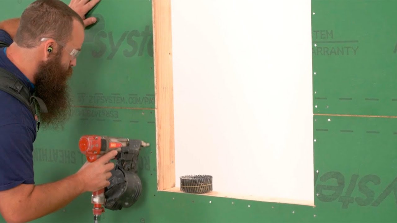 Installing ZIP System Sheathing: Fastening