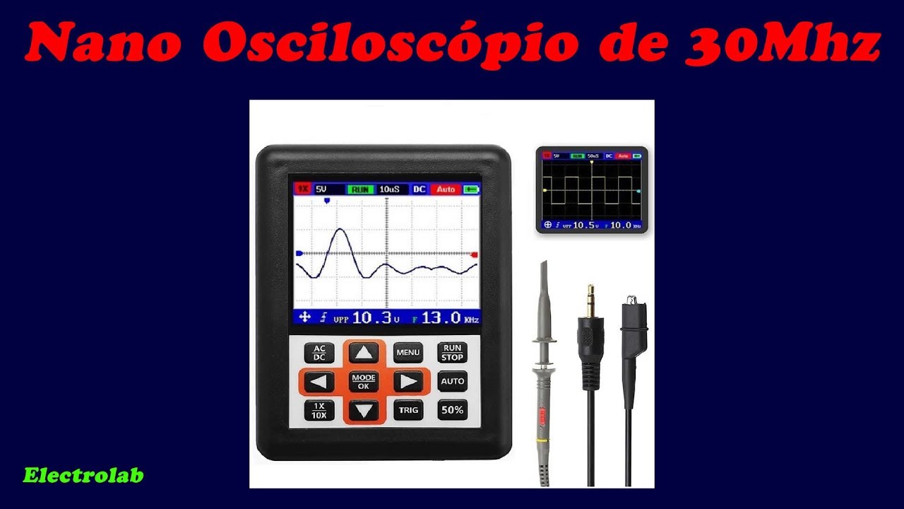 Nano osciloscópio DSO 338 de 30MHz !!