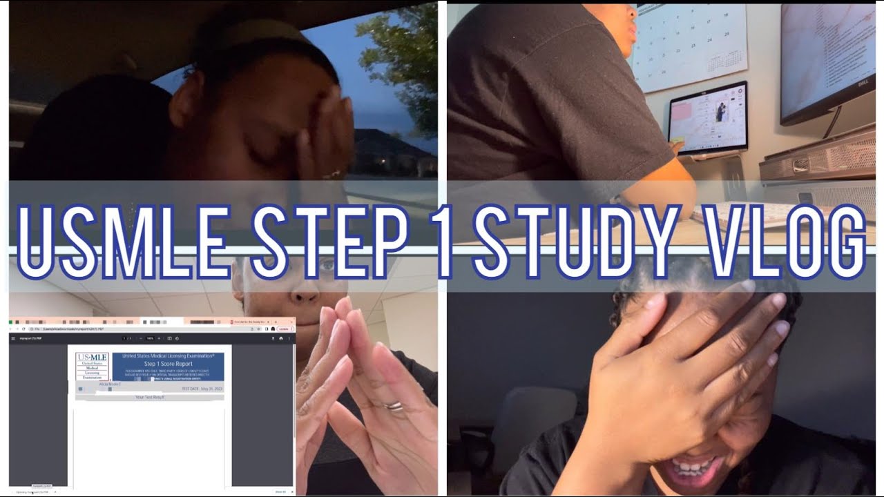 USMLE  Step 1 Dedicated Study Vlog + Results