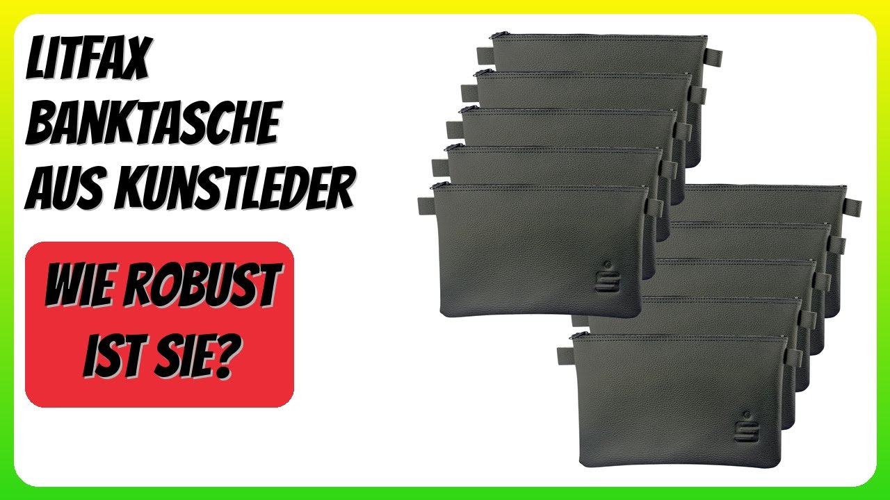 BEWERTUNG (2026): Litfax Banktasche aus Kunstleder. Infos