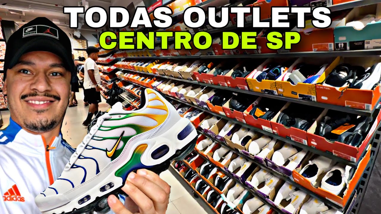 Outlet Lacoste, Outlet Nike, puma, adidas e fila no centro de São Paulo