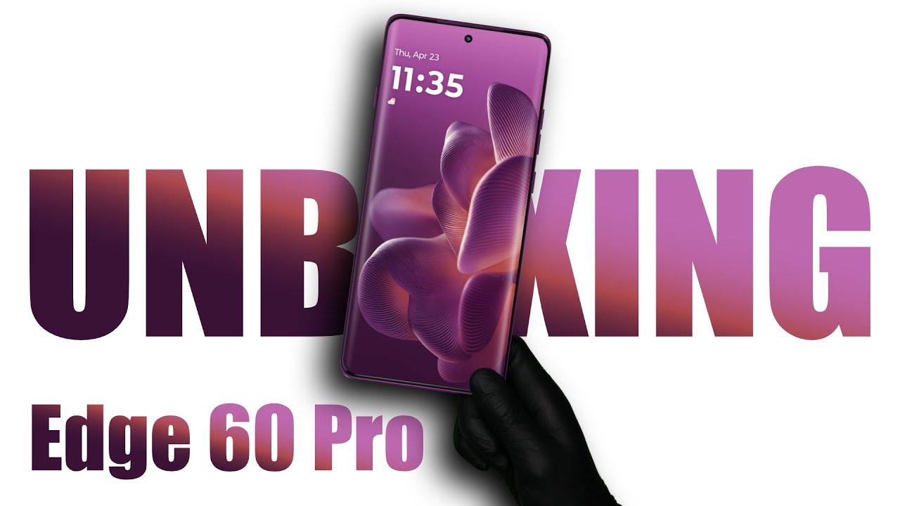 Motorola Edge 60 Pro - ASMR Unboxing