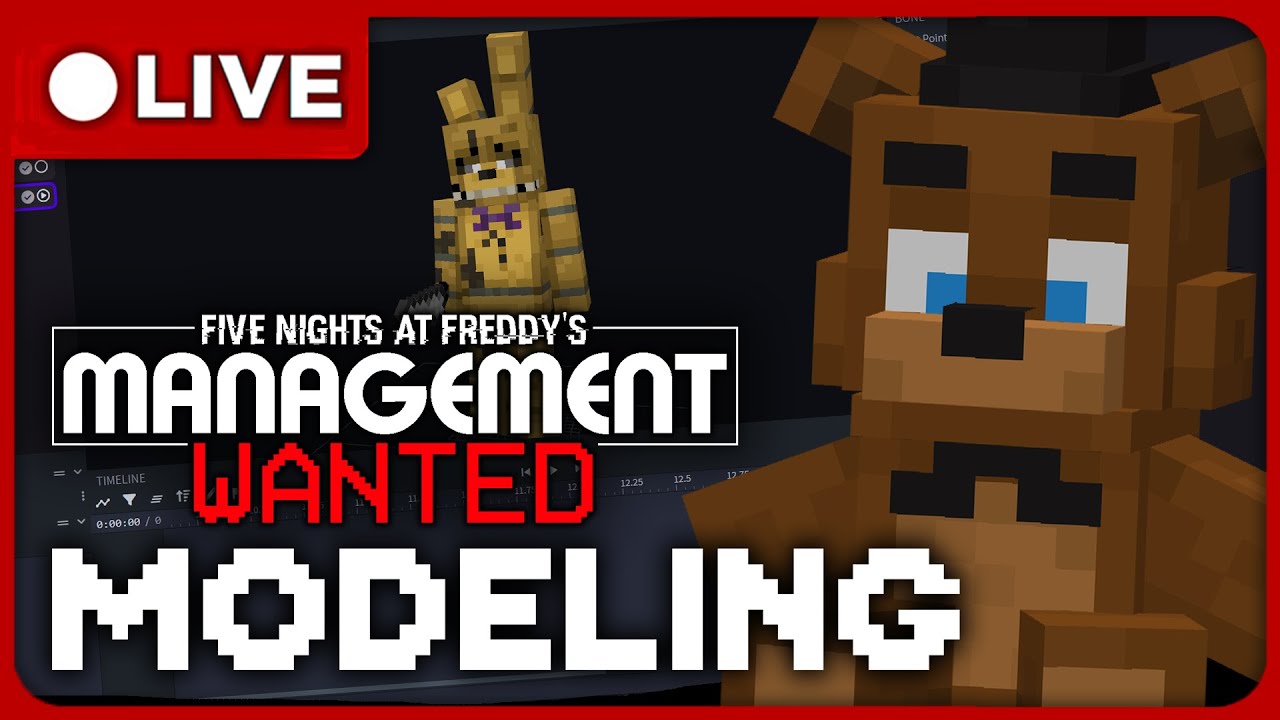 🔴Making Plushies! - LIVE🔴| FNAF: Management Wanted!🐻