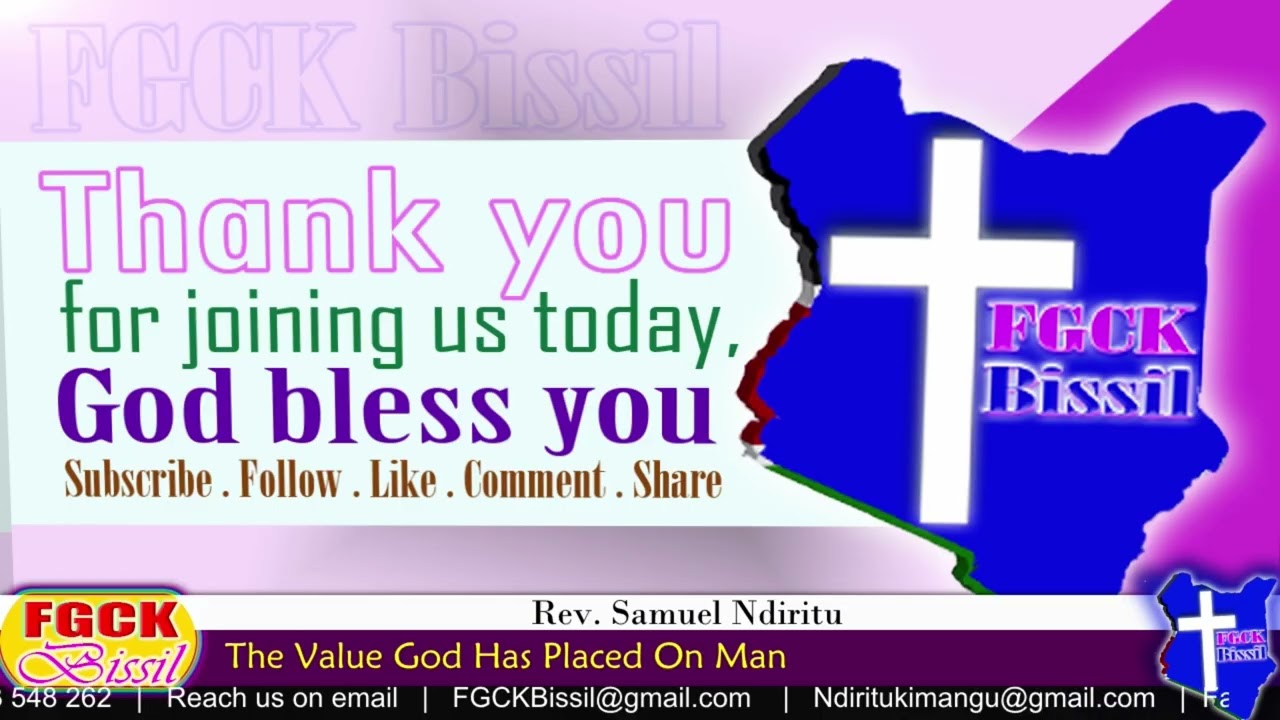 Rev Samuel Ndiritu || The Value God has Placed on Man || Sunday Sermon