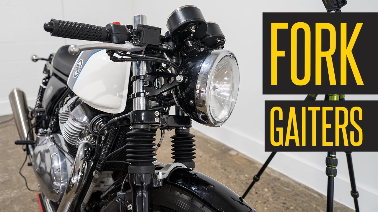 How To Install Fork Gaiters/Boots On A Royal Enfield Continental GT 650