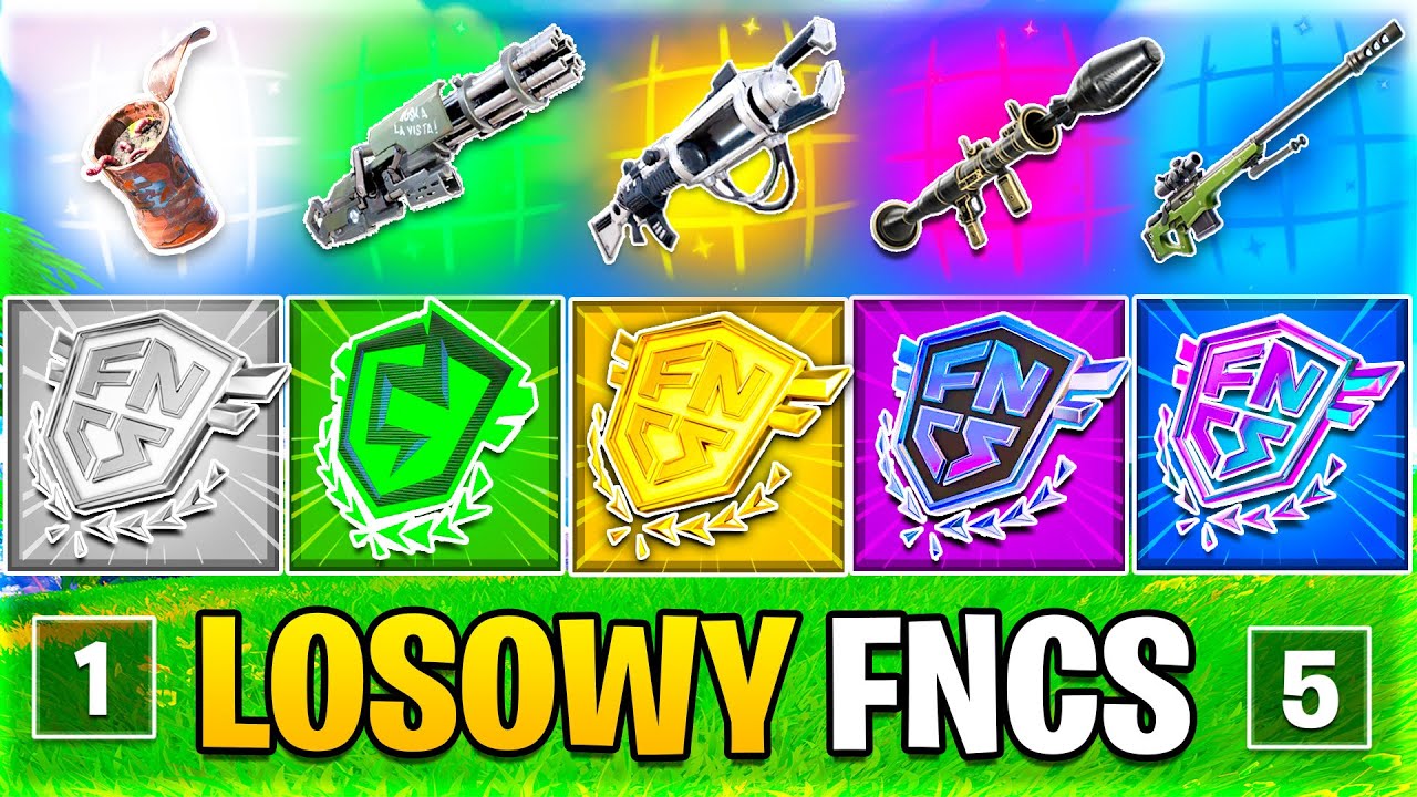 LOSOWY PLECAK FNCS CHALLENGE w Fortnite