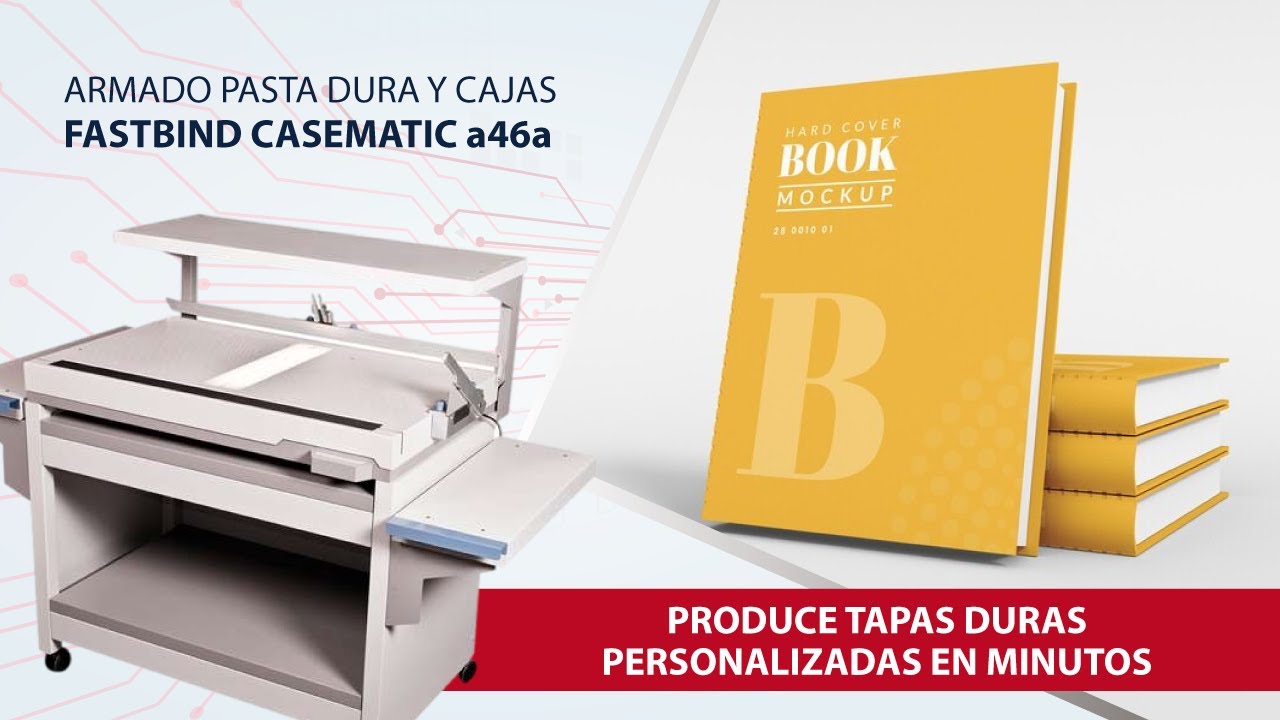 FASTBIND CASEMATIC A46A ARMADO PASTA DURA Y CAJAS I EM GRAPHICS I