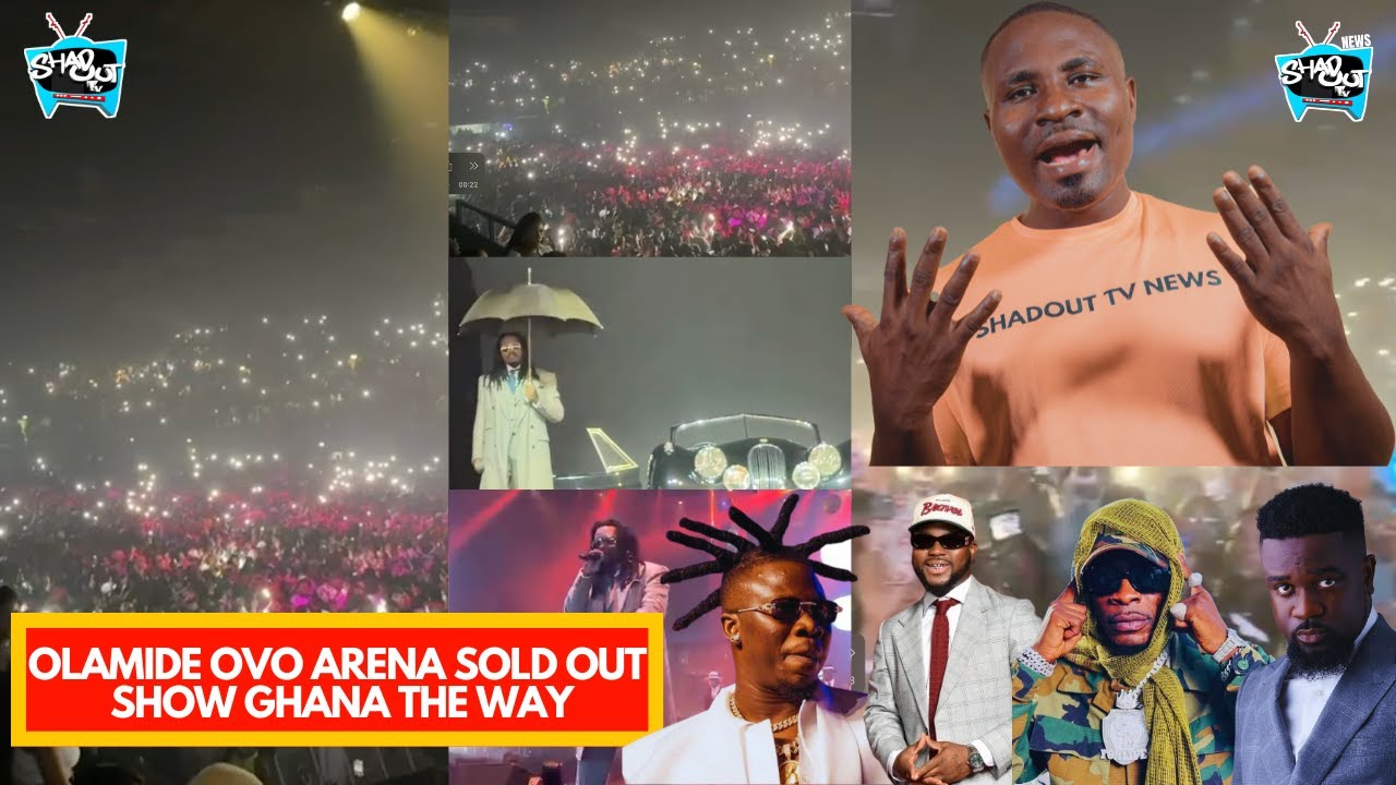 Why Naija Do Africans Like Dis? Olamide OVO Arena London Soldout! Show Sarkodie Shatta Stonebwoy Way
