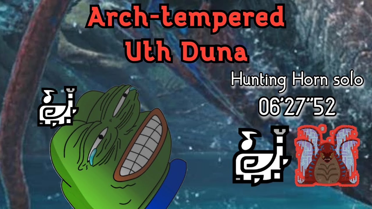MHWilds Arch-Tempered Uth Duna Hunting Horn Solo (06'27''52)