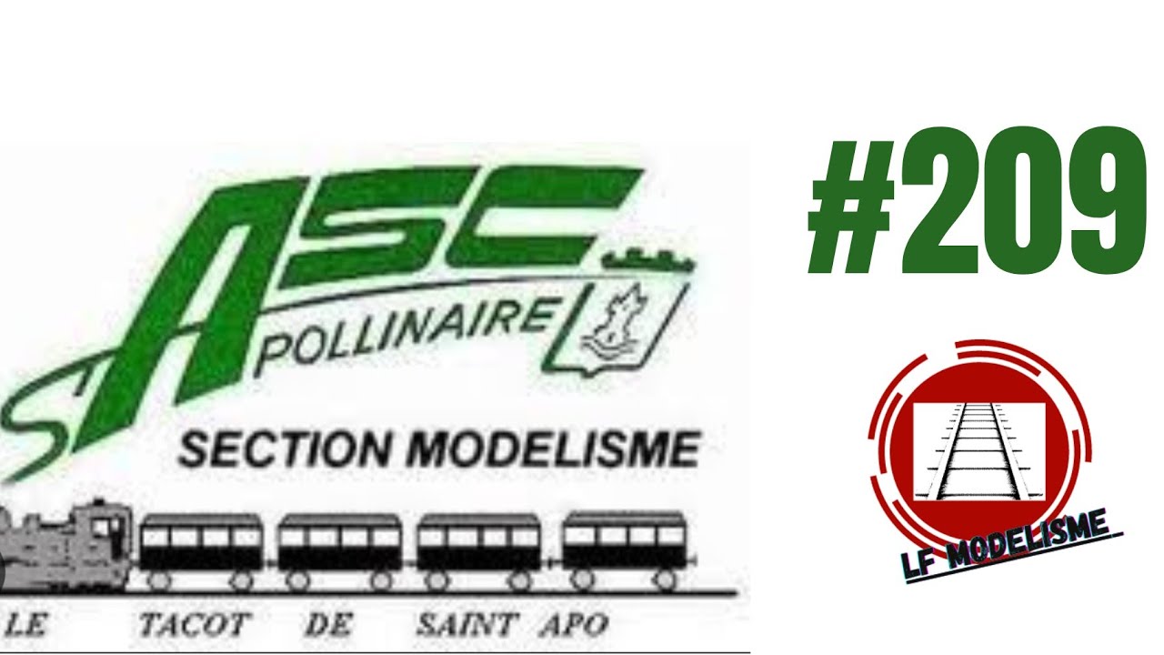 #209 le réseau echelle HO du tacot de st appolinaire  modelisme ferroviaire  train électrique
