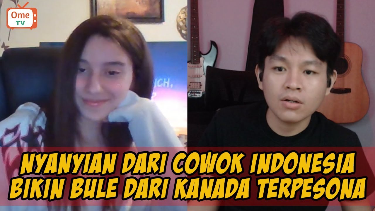 Cewek Kanada Terpesona Dengar Aku Nyanyi! 😍🎶 | Singing Reaction OmeTV