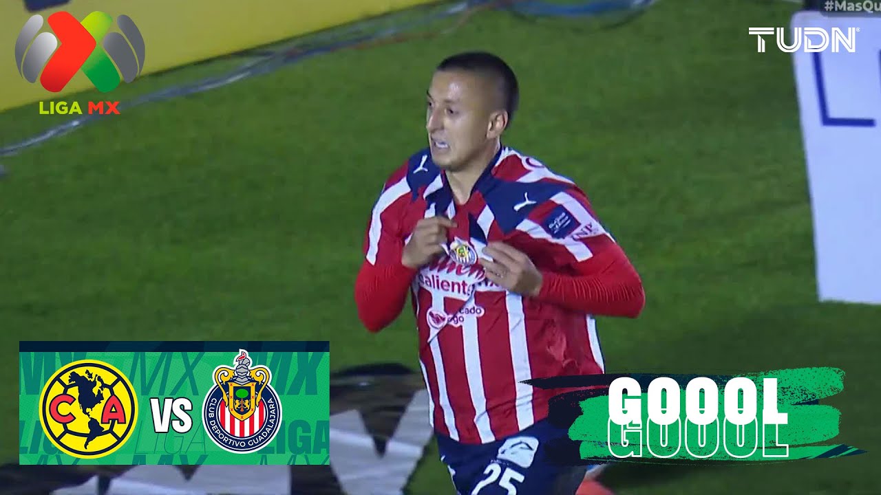 &iexcl;Gol de Chivas! Piojo Alvarado abre el marcador | Am&eacute;rica 0-1 Chivas | Liga MX - J8 Apertura 2025 |