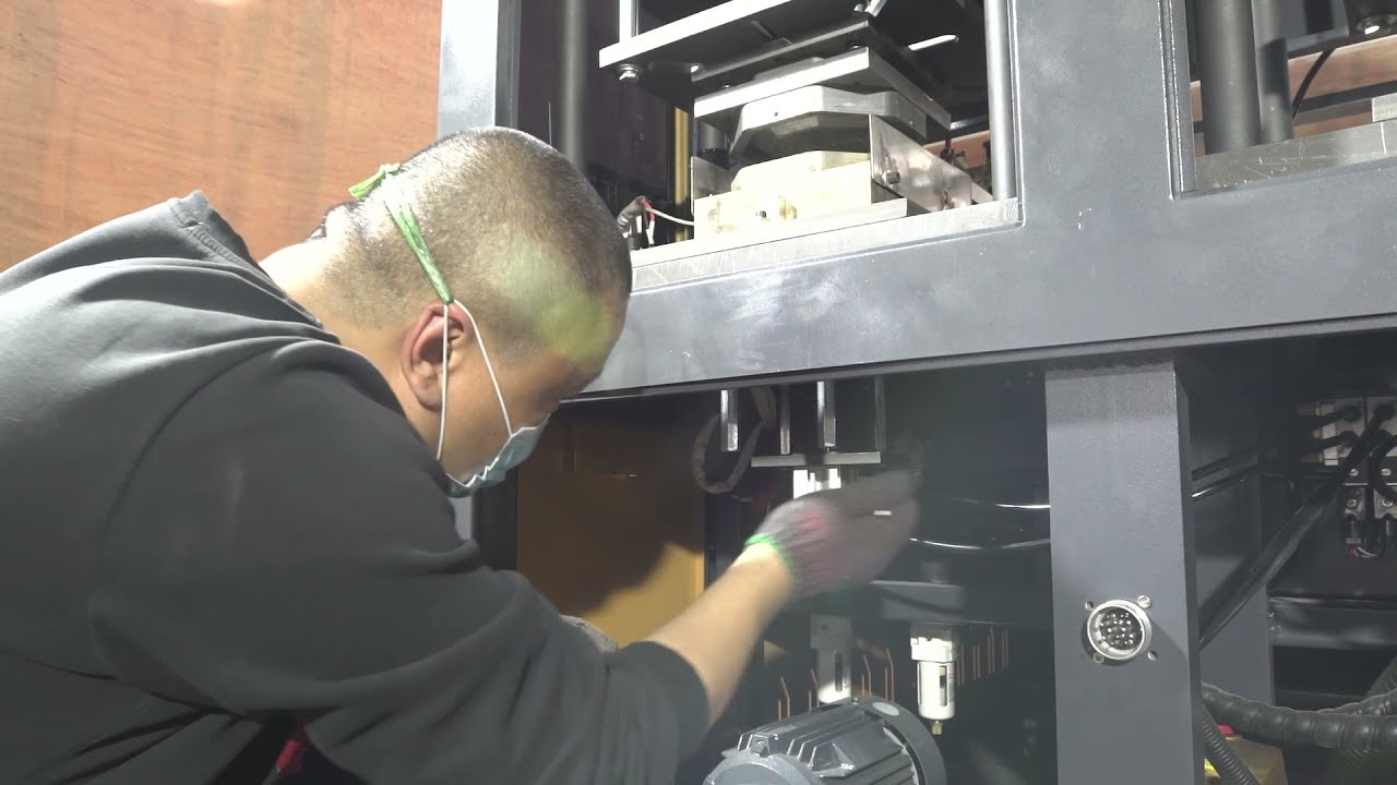 paper plate machine operation video