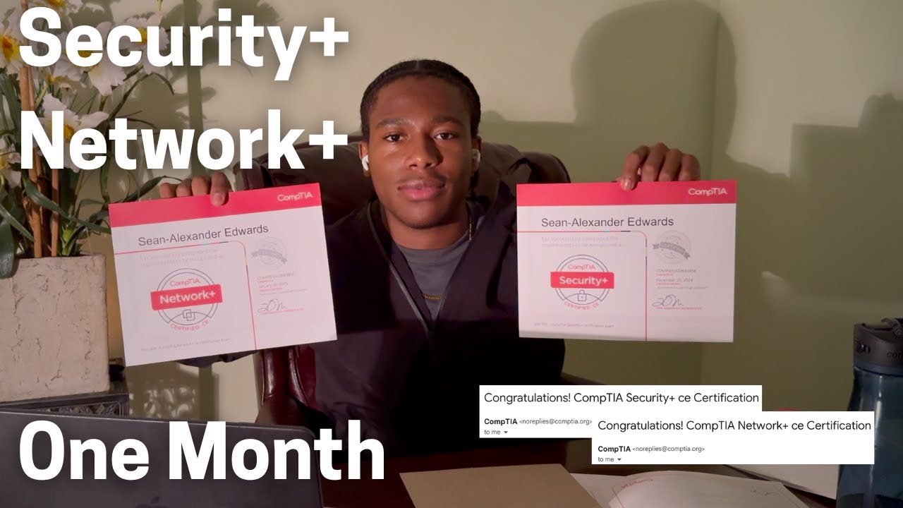 How I passed the Security+ & Network+ in 30 days!
