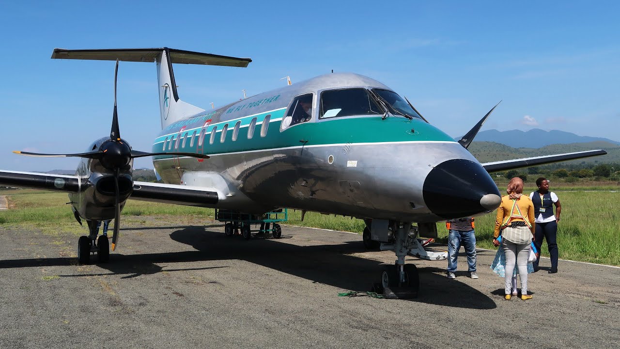 Embraer 120 а/к As Salaam Air | Рейс Дар-эс-Салам - Аруша + нац. парк Тарангире (Танзания)