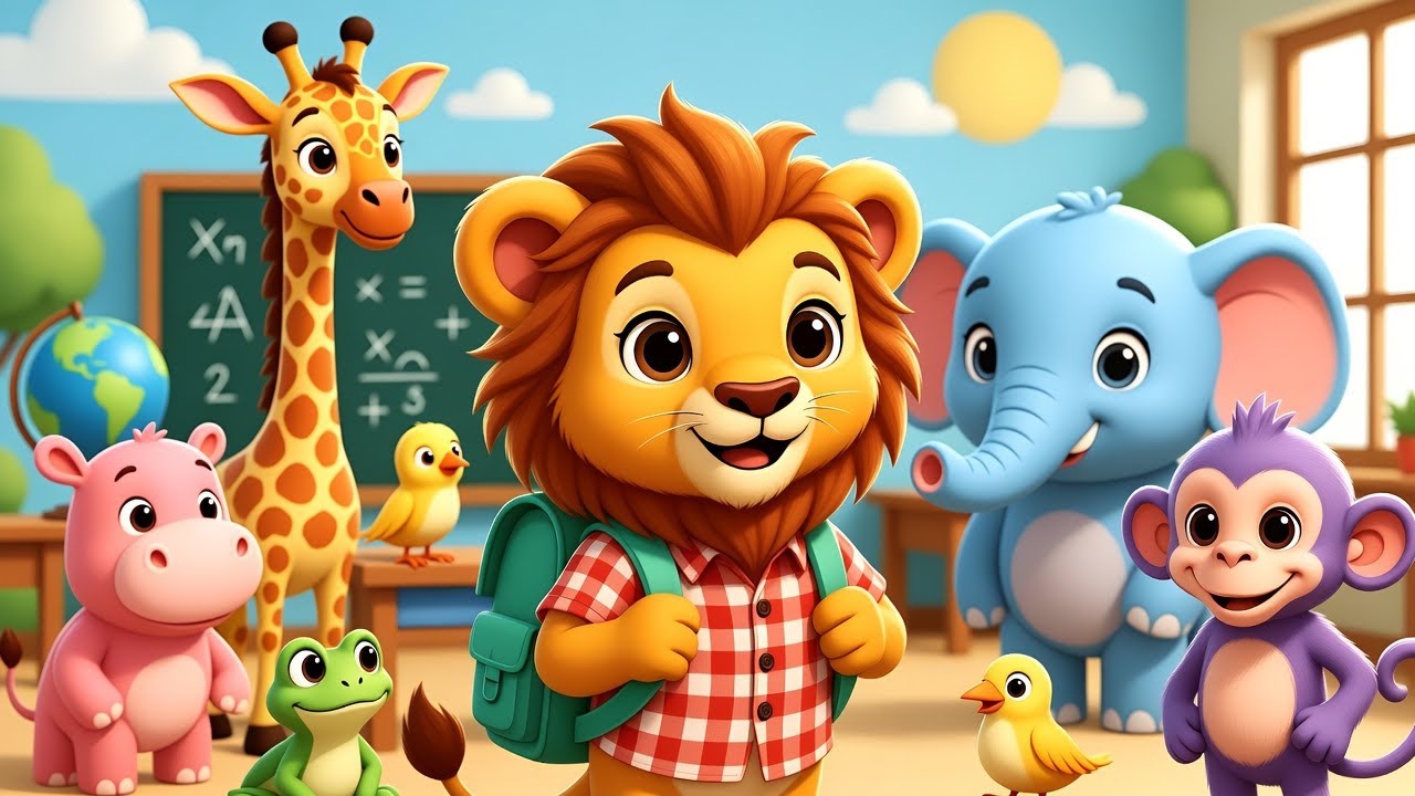 مغامرات سانبه الشقية | قصة كرتونية #قصص_تعليميةمضحكة للأطفال مدرسة الحيوانات الذكية #animation #مصر