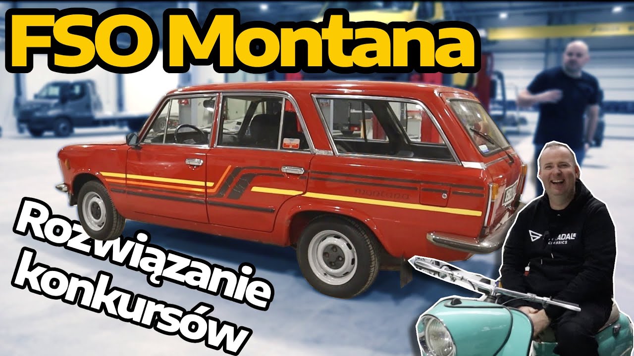 FSO Montana eksportowa wersja Dużego Fiata na Francję. Rozwiązanie konkursów z Robertem Stradale!
