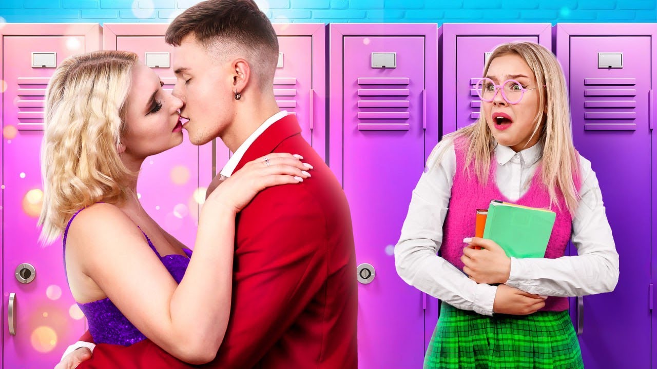 High School vs Child You! Nerd Couple vs Crush Couple