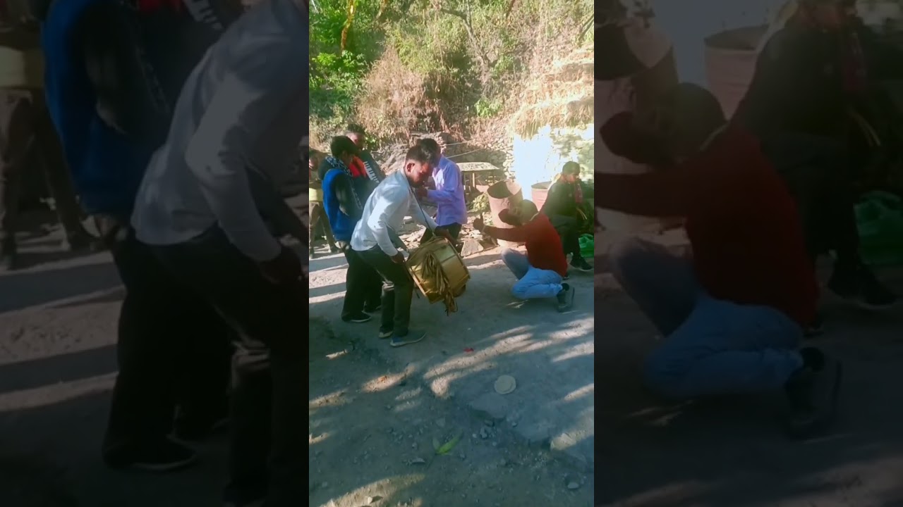 गढ़वाली ढोल दमाऊ मे शानदार डांस #shorts#uttarakhand