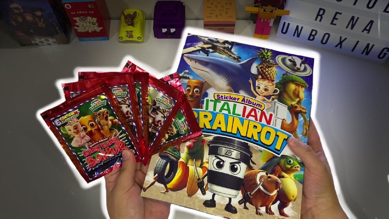 Álbum de Italian Brainrot Tralalero Tralala de Woow Stickers