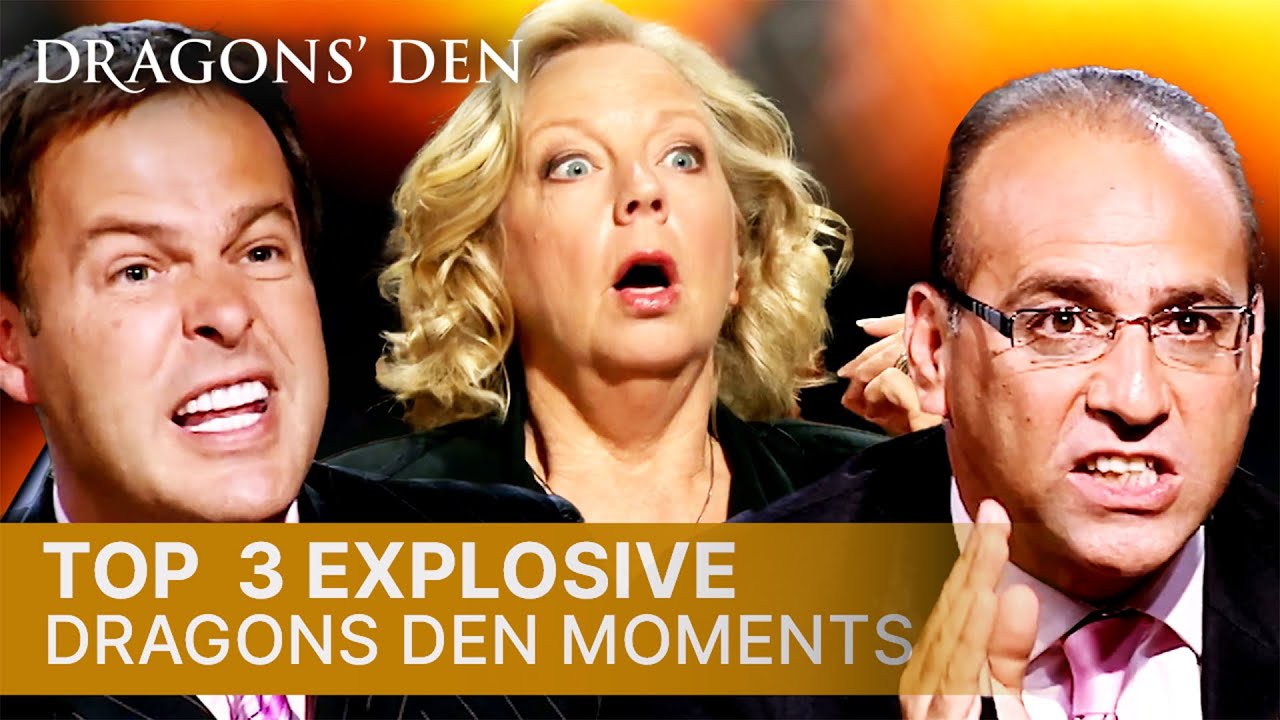 Top 3 Explosive Dragons&rsquo; Den Moments 💥 | Brutal Rejections | Dragons' Den