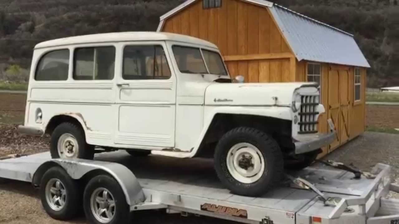 1956 Willys Wagon - **ORIGINAL BARNFIND** Covered and garaged since 1984, Everything Works!