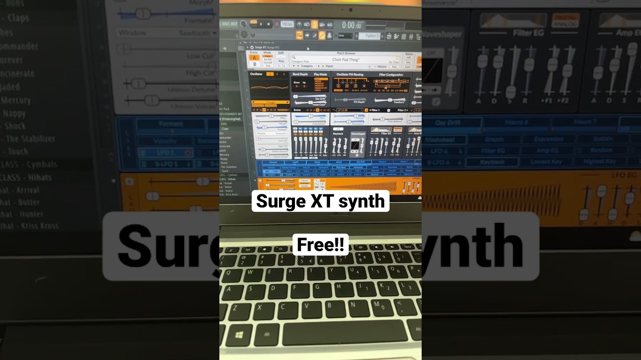 Surge XT free synth with great sounds! Follow my channel for more free vsts like this!