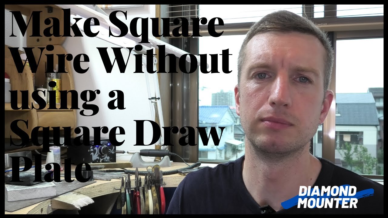 How to Make Square Wire With No Square Hole Draw Plate
