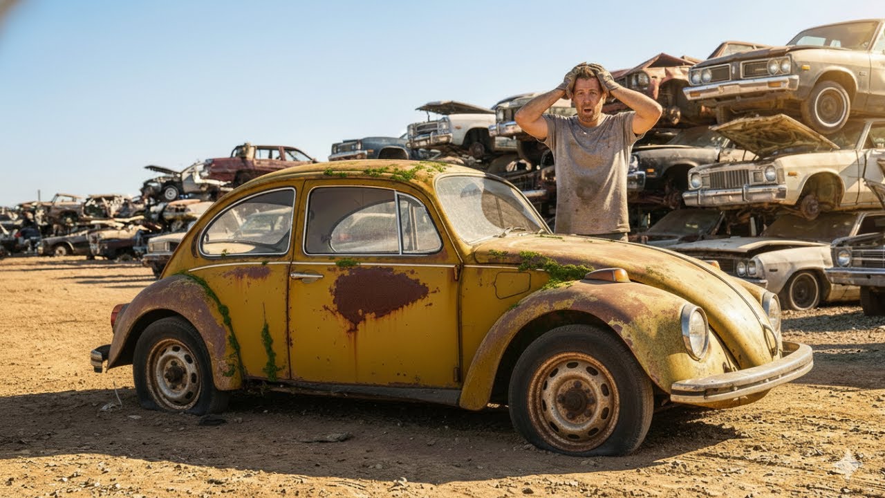 ASMR Car Restoration Classic Volkswagen Beetle War Abandoned In Landfill | KSuper car restoration