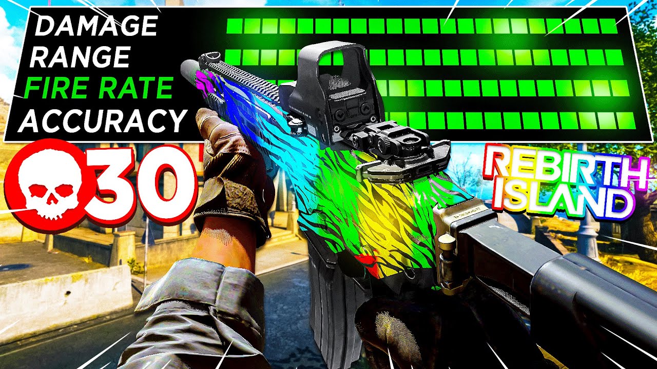 my M13 2.0 CLASS MELTS on REBIRTH ISLAND😱! (Cold War Warzone)