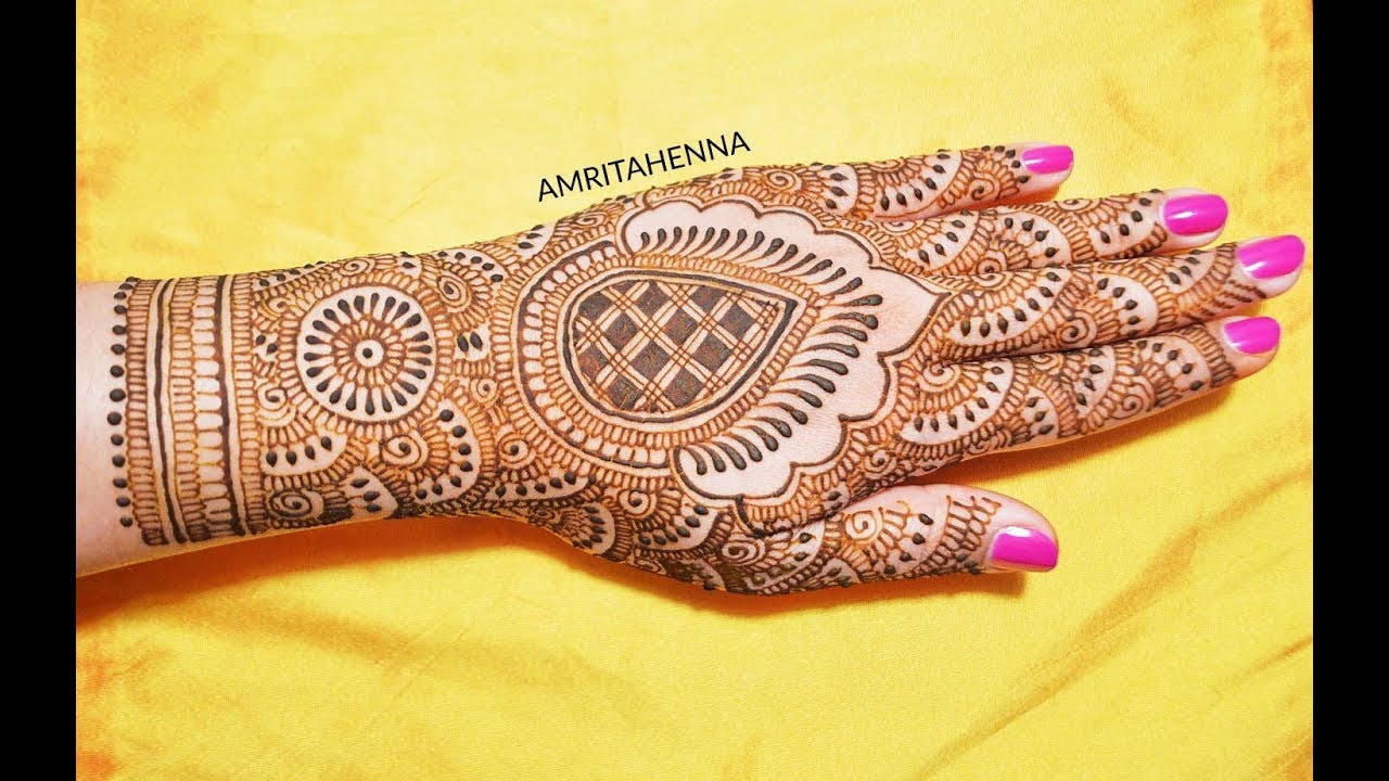 करवाचौथ और दीवाली के लिए सबसे ख़ास मेहंदी डिजाइन | NEW MEHNDI HENNA DESIGN FOR BACK SIDE