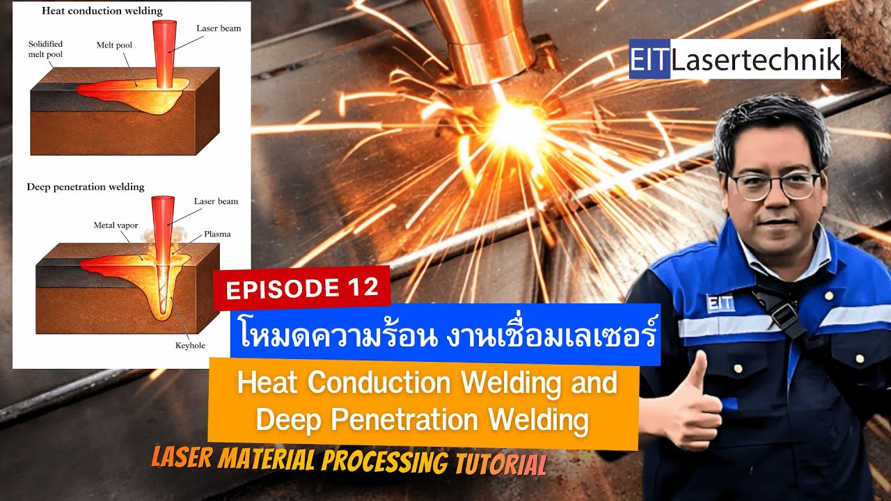 การเชื่อมเหล็กหนา เจาะลึก Keyhole Mode ที่คุณไม่เคยรู้ ⚡| Laser Material Processing Tutorial EP.12