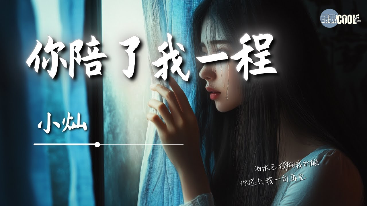 小灿 - 你陪了我一程「却陪不了我一生」【🎧AI高质音乐 / 拼音歌词 Lyrics】
