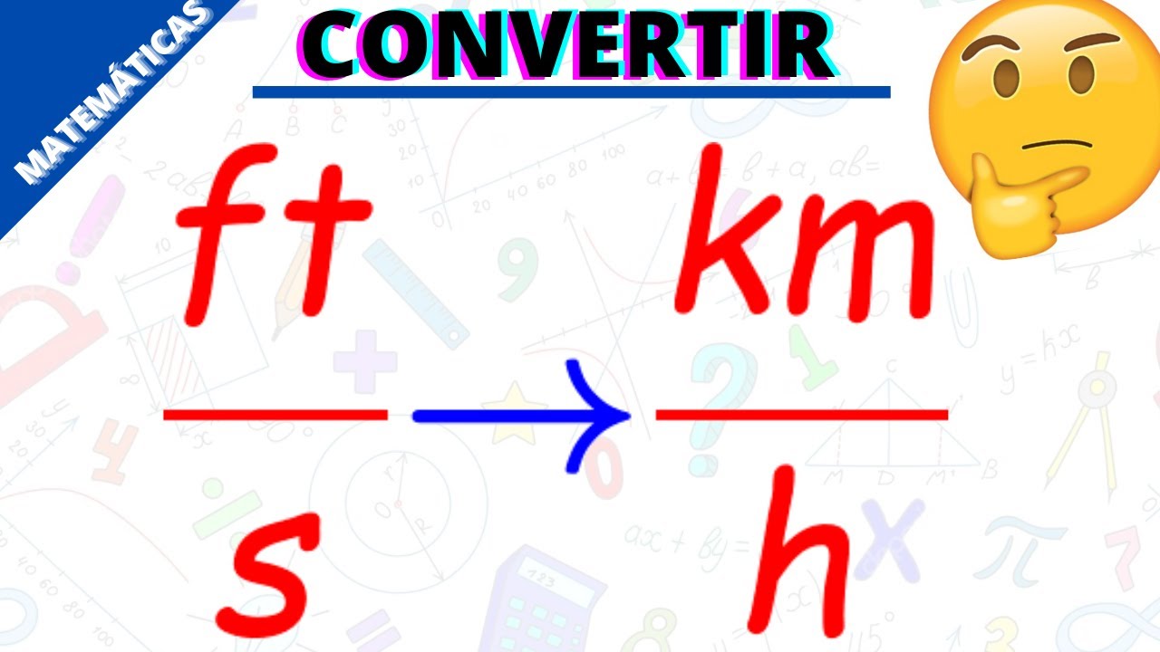 ✅👉 CONVERTIR FT/S A KM/H ✅