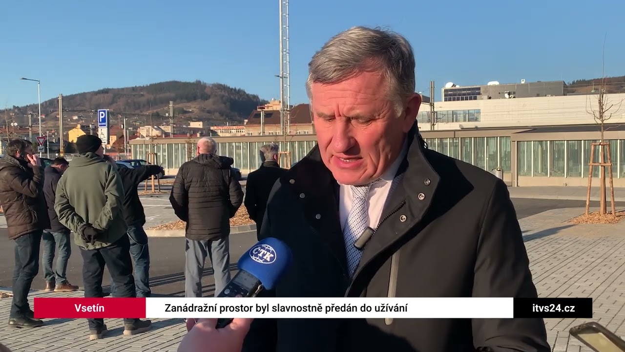 Vsetín: Zanádražní prostor byl slavnostně předán do užívání