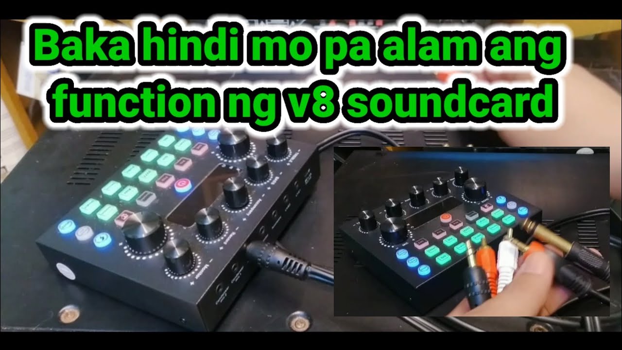 baka Hindi mo pa alam Ang function ng v8 sound card