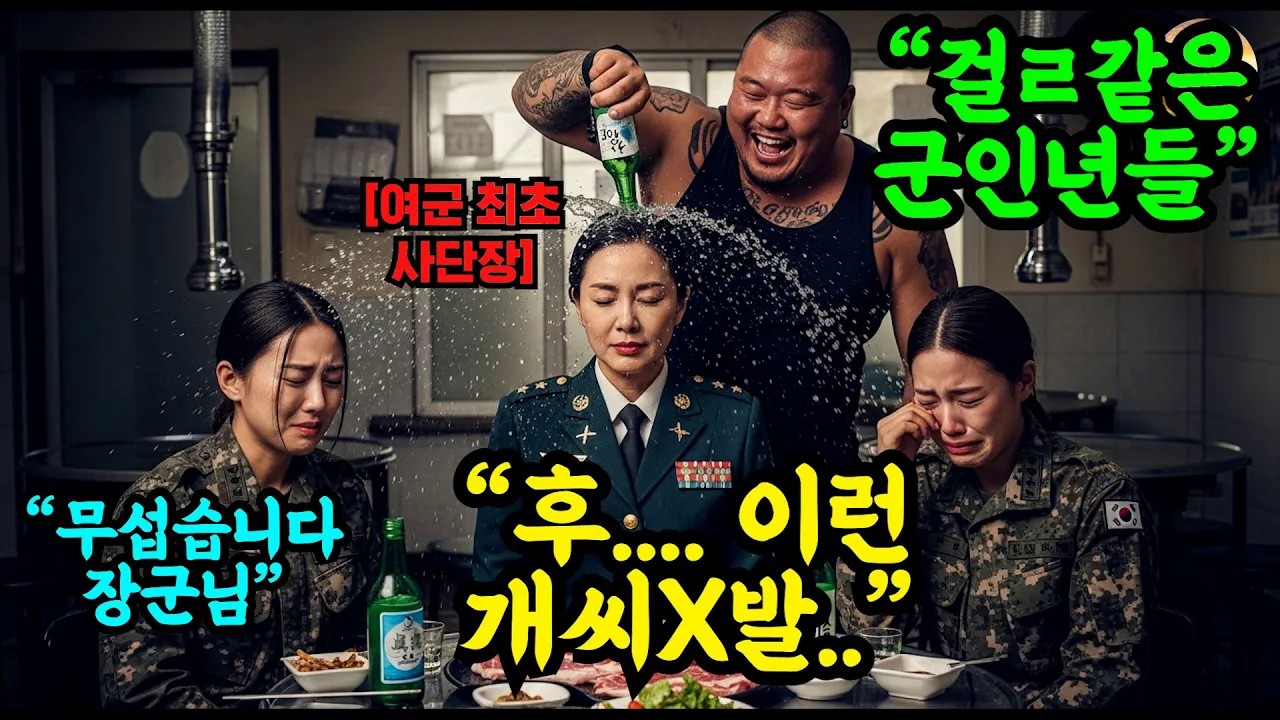 707 특임단 여군 2스타 사단장에게 니 년들 특전사냐라며 머리에 소주 부은 조폭들 충격 결말 #오디오북 #감동 #사연