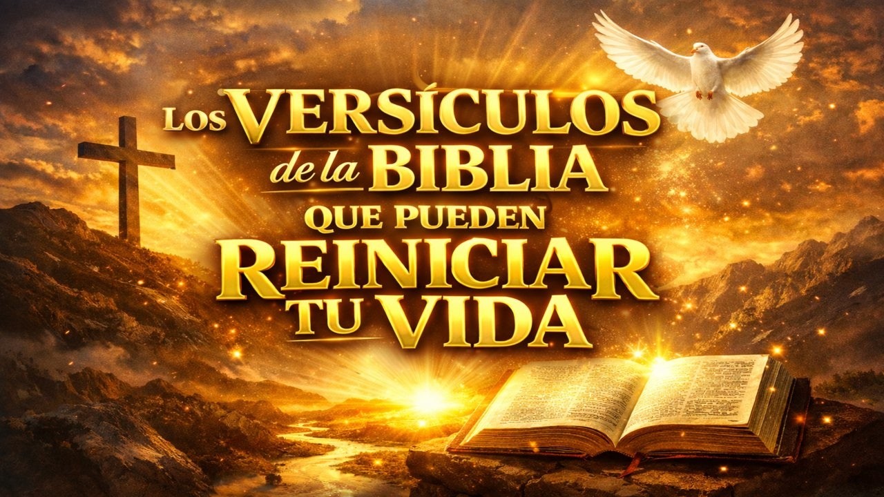 10 VERSÍCULOS de la BIBLIA que pueden REINICIAR TU VIDA