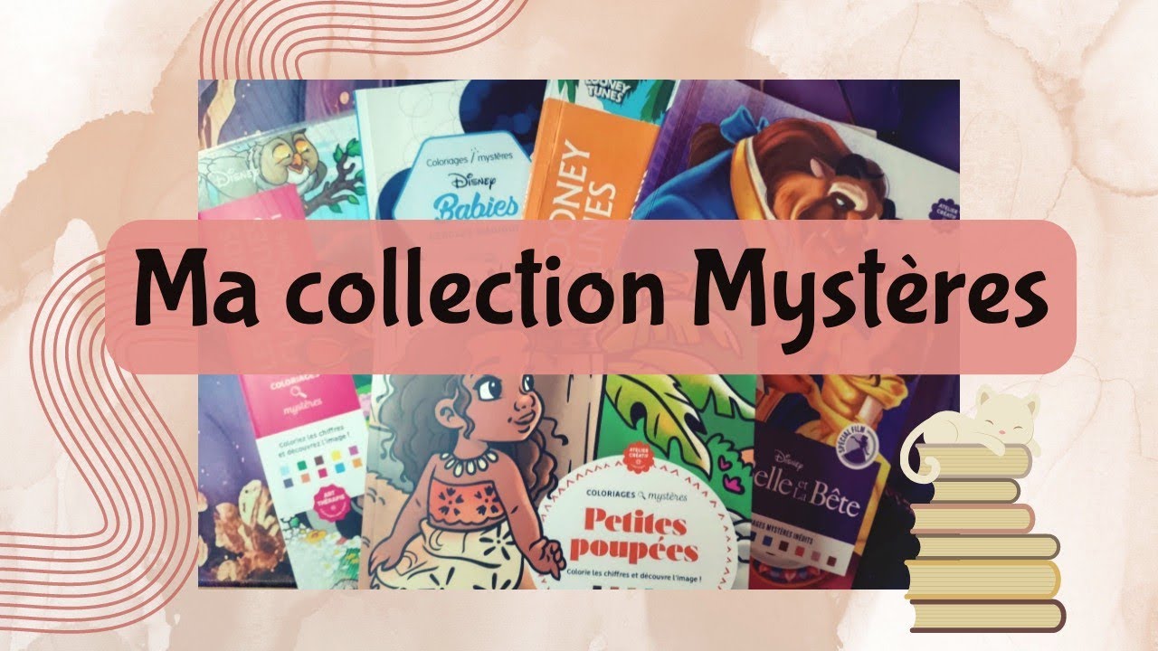 Tous mes livres de coloriage Mystères | Collection complète & coloriages terminés ✨