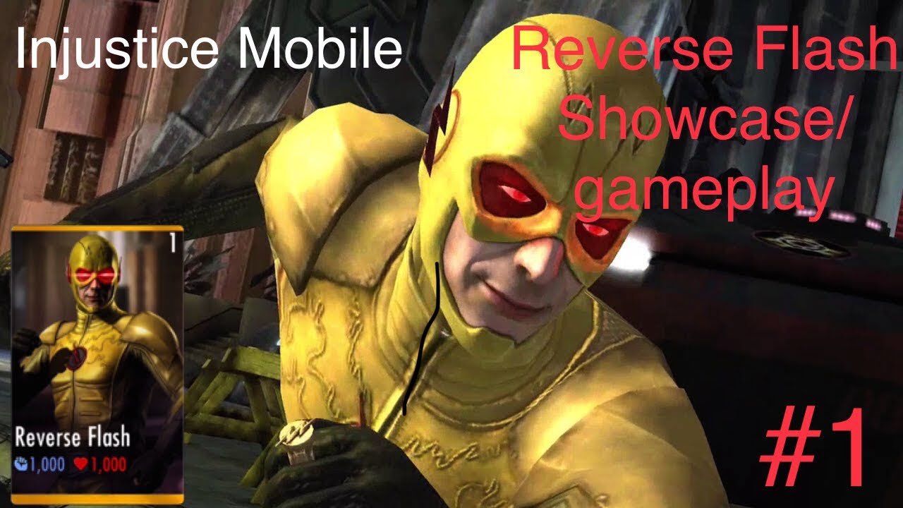 Injustice Gods Among Us- Reverse Flash Gameplay/Showcase