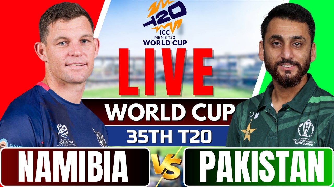 T20 World Cup 2026 live &ndash; Namibia VS Pakistan, Live Score & Commentary | live cricket match today