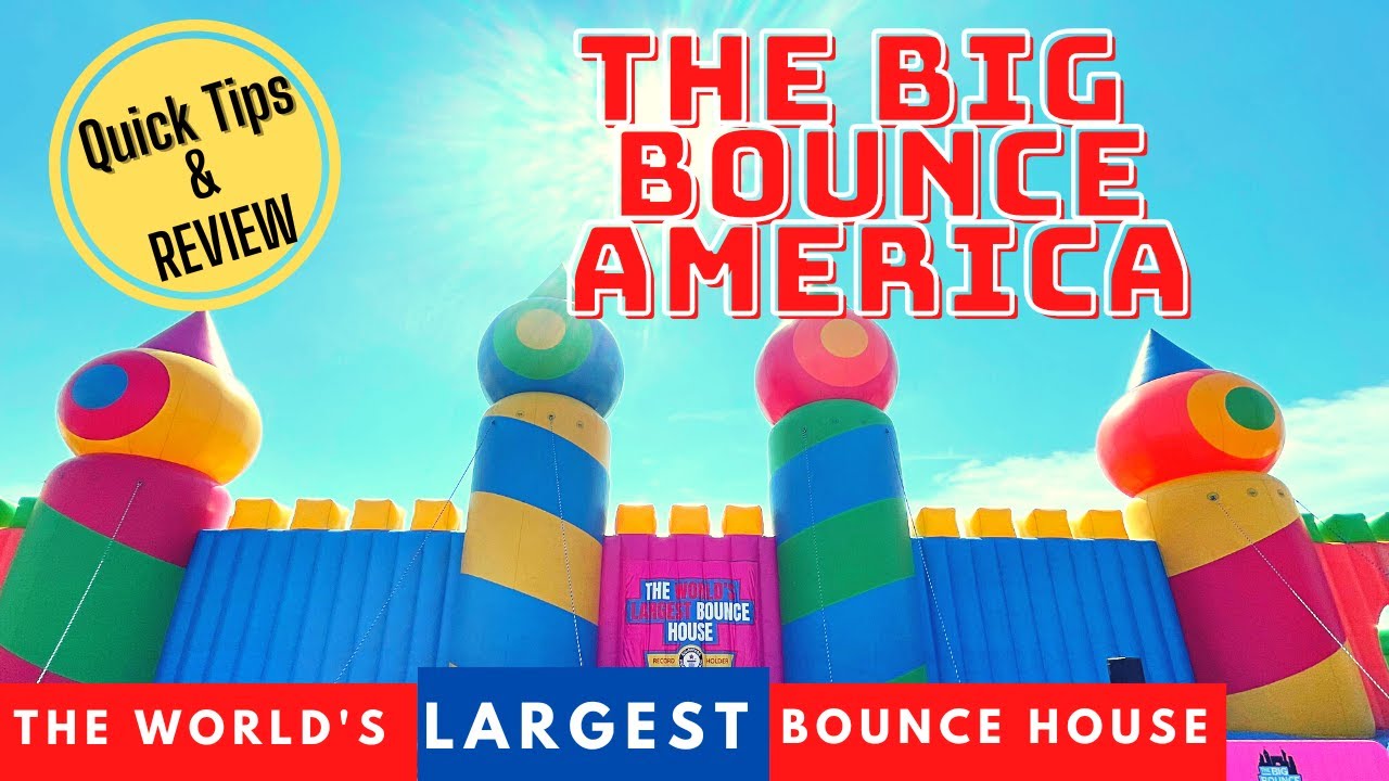 Big Bounce America Giant Inflatable Obstacle Course Quick Tips and Review Hicksville NY